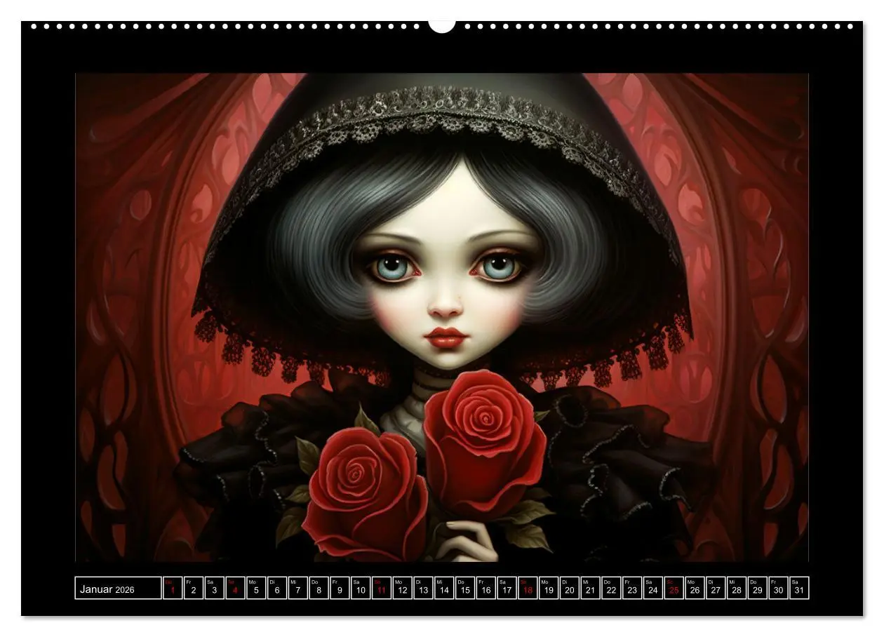 Bild: 9783457512791 | Little Gothic Queens. Surrealistische Illustrationen (hochwertiger...