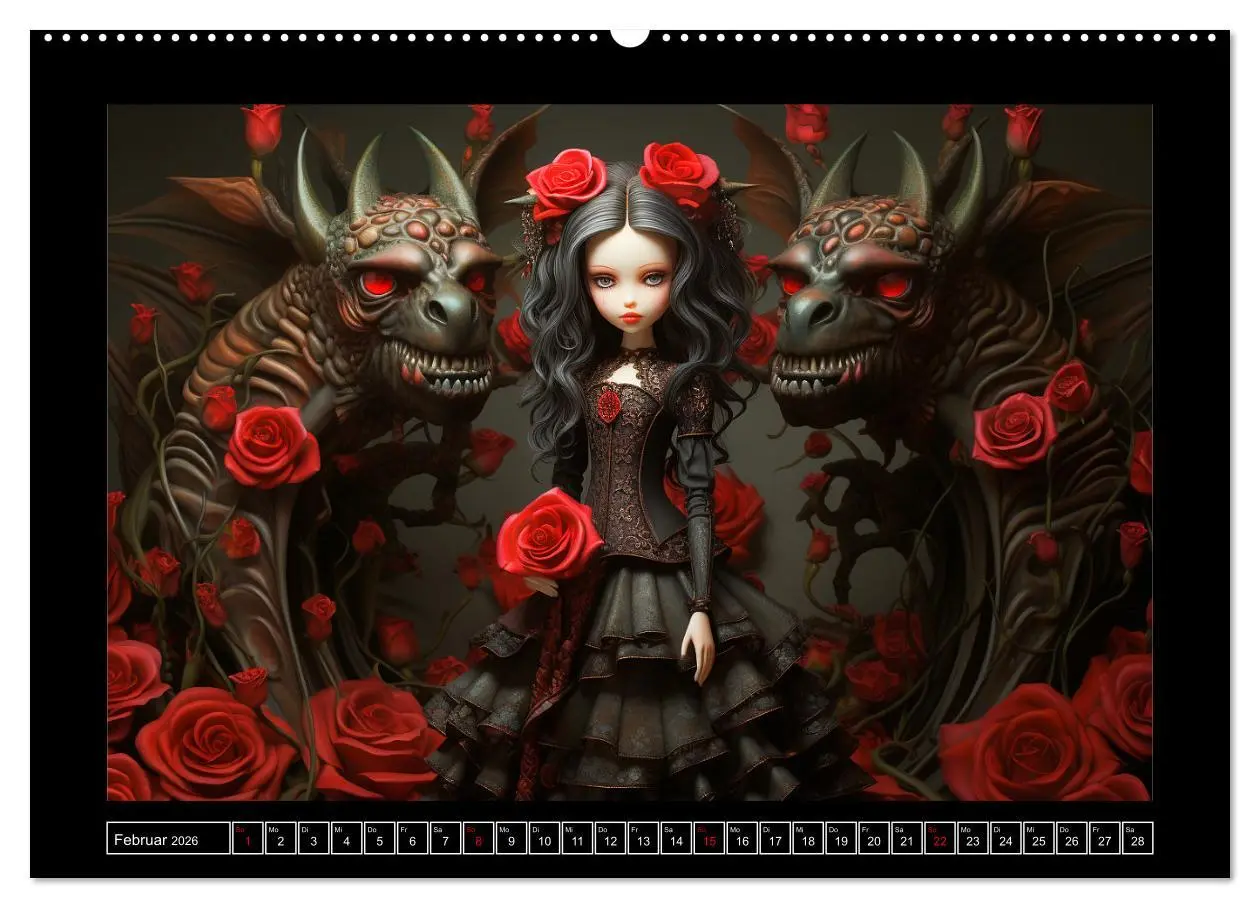 Bild: 9783457512791 | Little Gothic Queens. Surrealistische Illustrationen (hochwertiger...