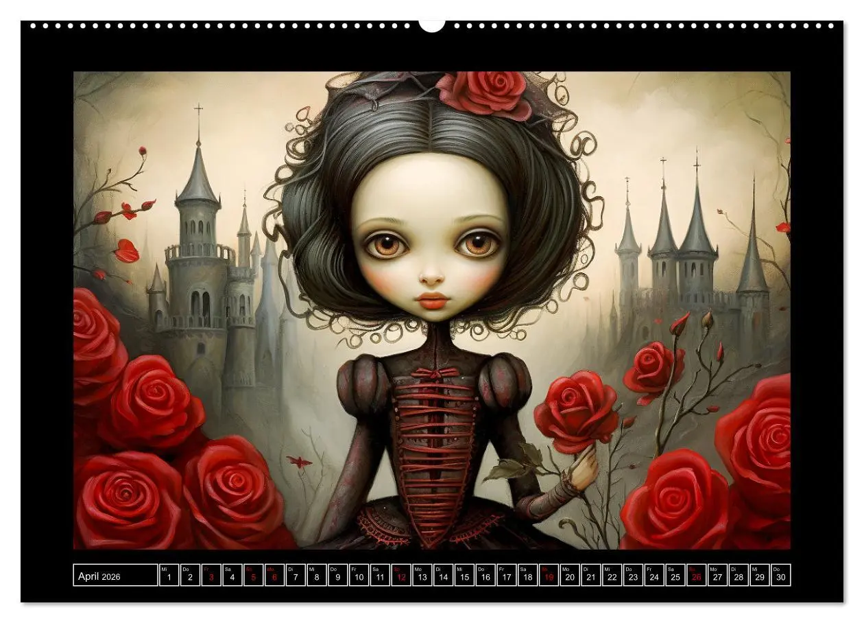 Bild: 9783457512791 | Little Gothic Queens. Surrealistische Illustrationen (hochwertiger...