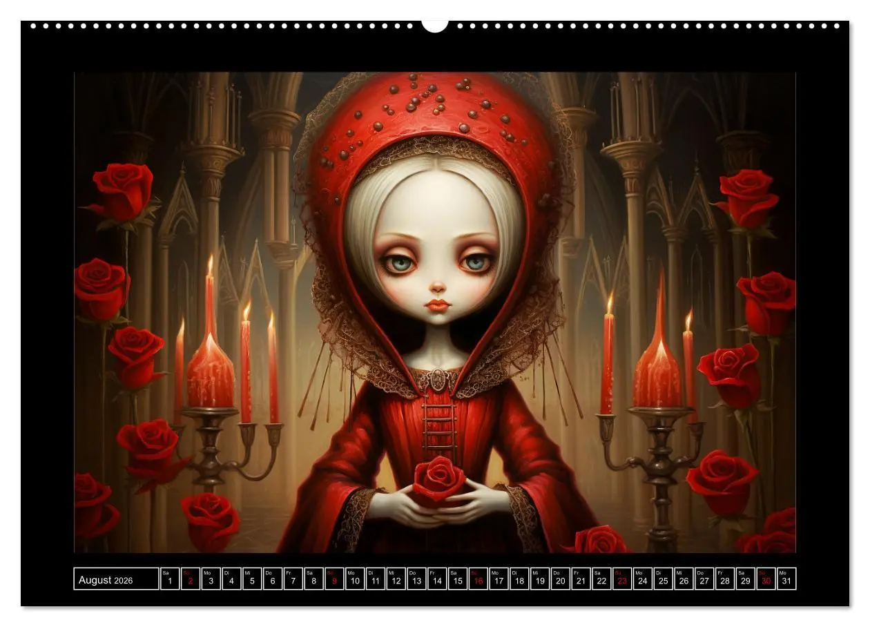 Bild: 9783457512791 | Little Gothic Queens. Surrealistische Illustrationen (hochwertiger...