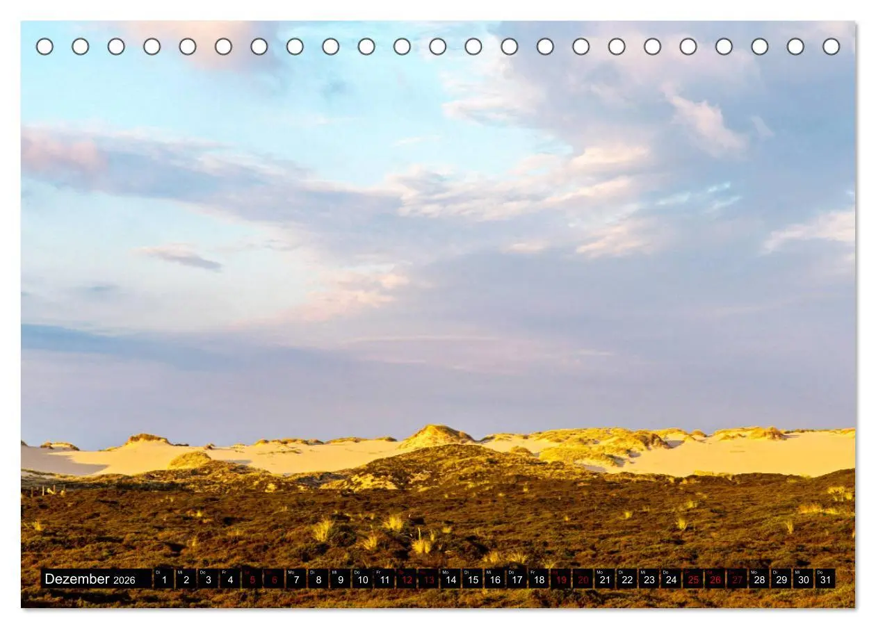 Bild: 9783457822791 | Magisches Sylt (Tischkalender 2026 DIN A5 quer), CALVENDO...
