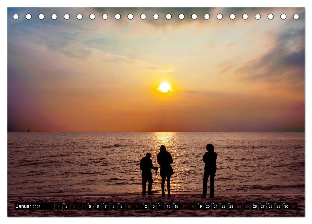 Bild: 9783457822791 | Magisches Sylt (Tischkalender 2026 DIN A5 quer), CALVENDO...