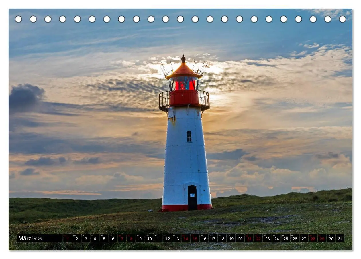 Bild: 9783457822791 | Magisches Sylt (Tischkalender 2026 DIN A5 quer), CALVENDO...