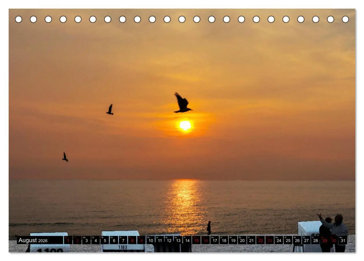 Bild: 9783457822791 | Magisches Sylt (Tischkalender 2026 DIN A5 quer), CALVENDO...