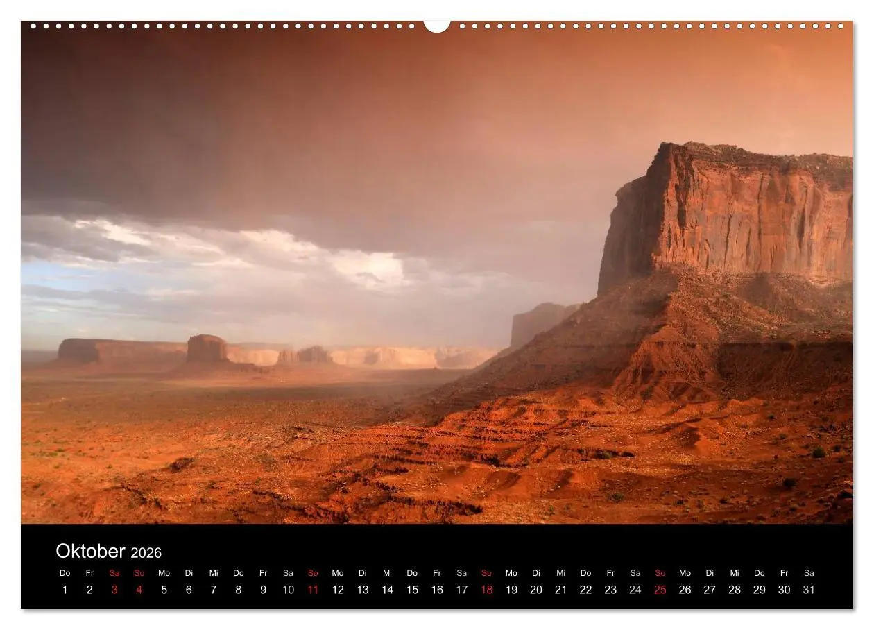 Bild: 9783516222791 | USA - Monument Valley (hochwertiger Premium Wandkalender 2026 DIN...