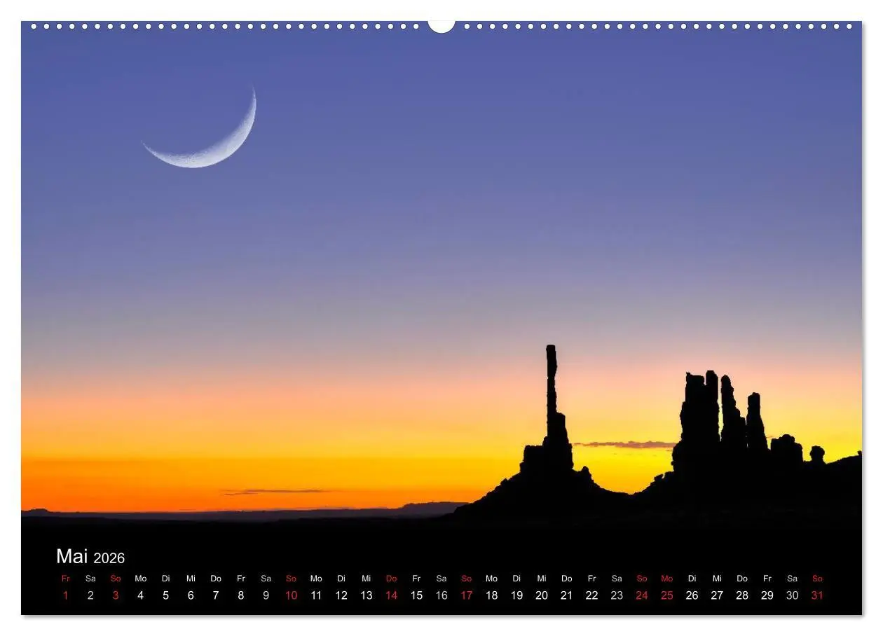 Bild: 9783516222791 | USA - Monument Valley (hochwertiger Premium Wandkalender 2026 DIN...