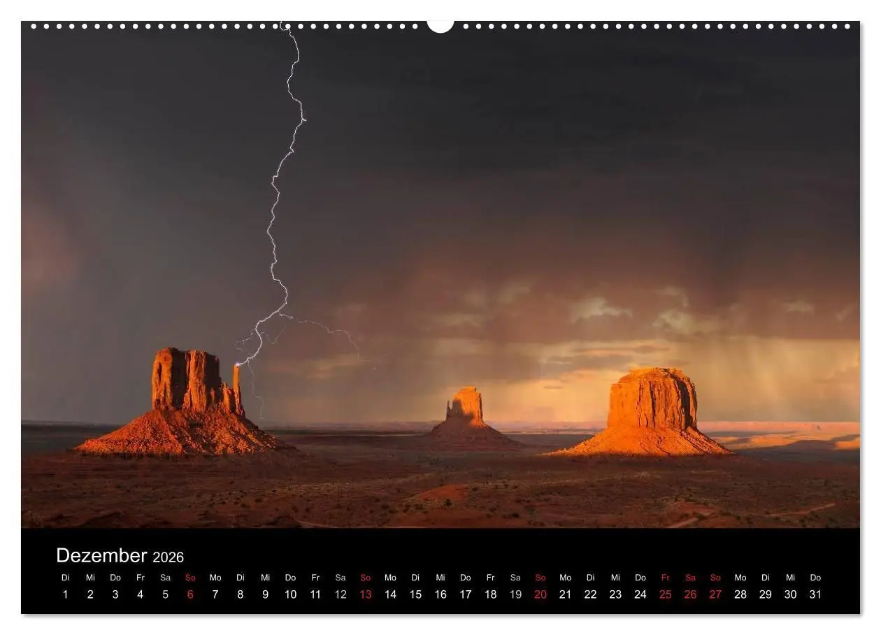 Bild: 9783516222791 | USA - Monument Valley (hochwertiger Premium Wandkalender 2026 DIN...