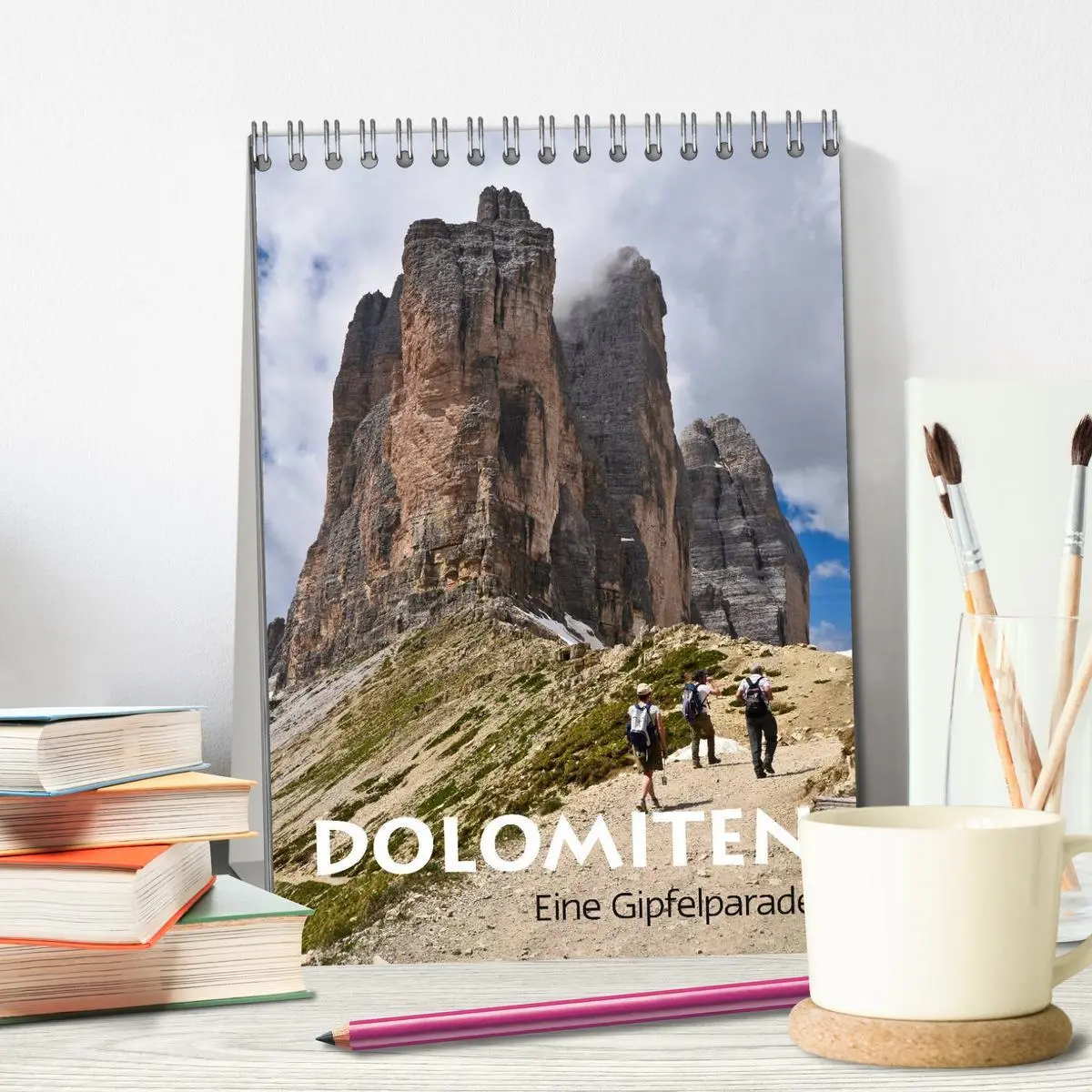 Bild: 9783516462791 | Dolomiten - Eine Gipfelparade (Tischkalender 2026 DIN A5 hoch),...