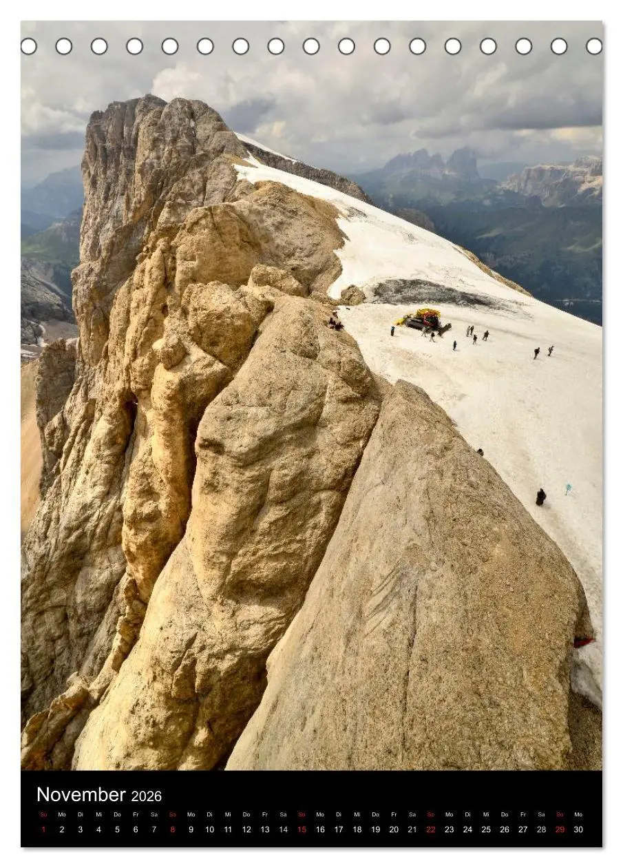 Bild: 9783516462791 | Dolomiten - Eine Gipfelparade (Tischkalender 2026 DIN A5 hoch),...