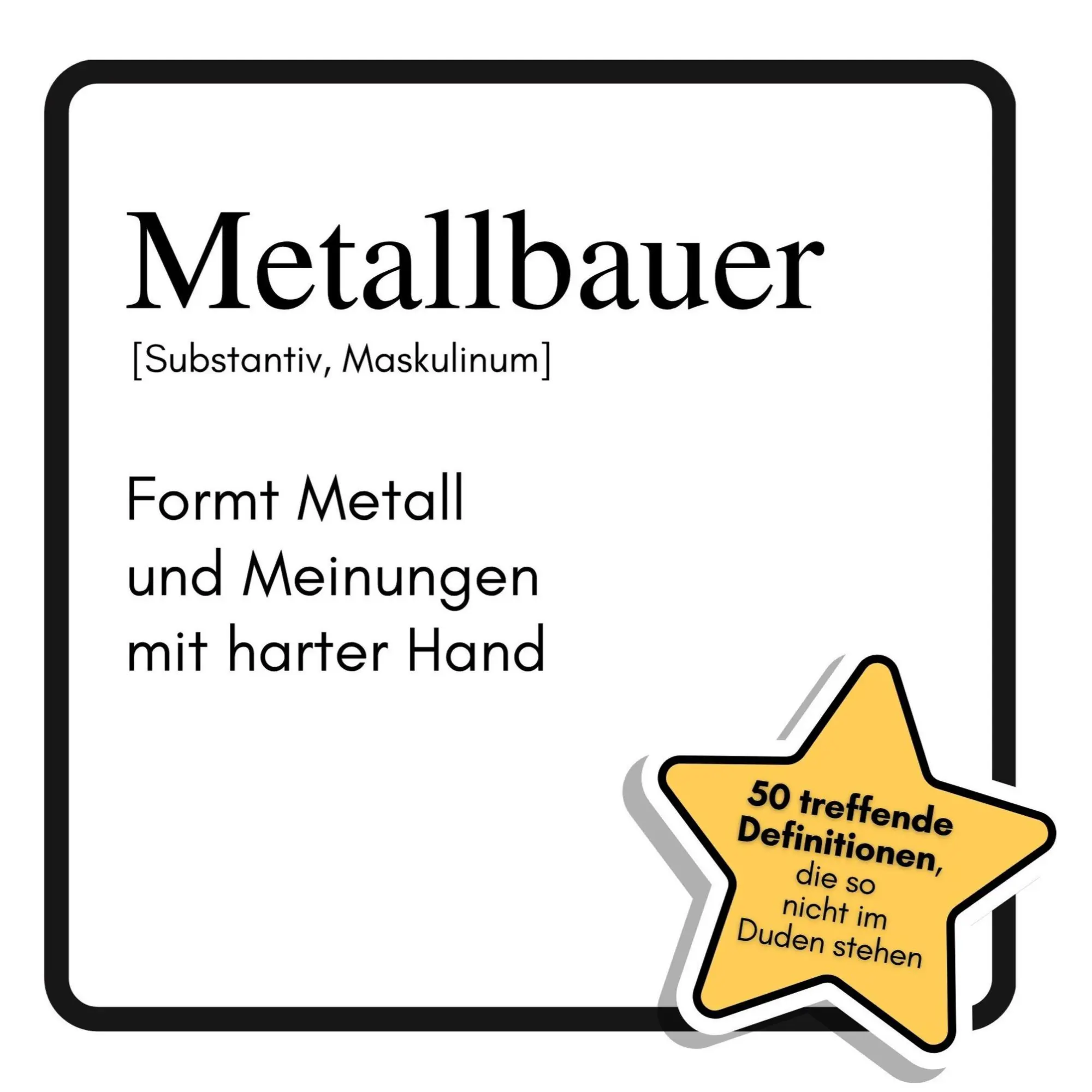 Cover: 9783759182791 | Metallbauer | Formt Metall und Meinungen mit harter Hand | Marie Huber