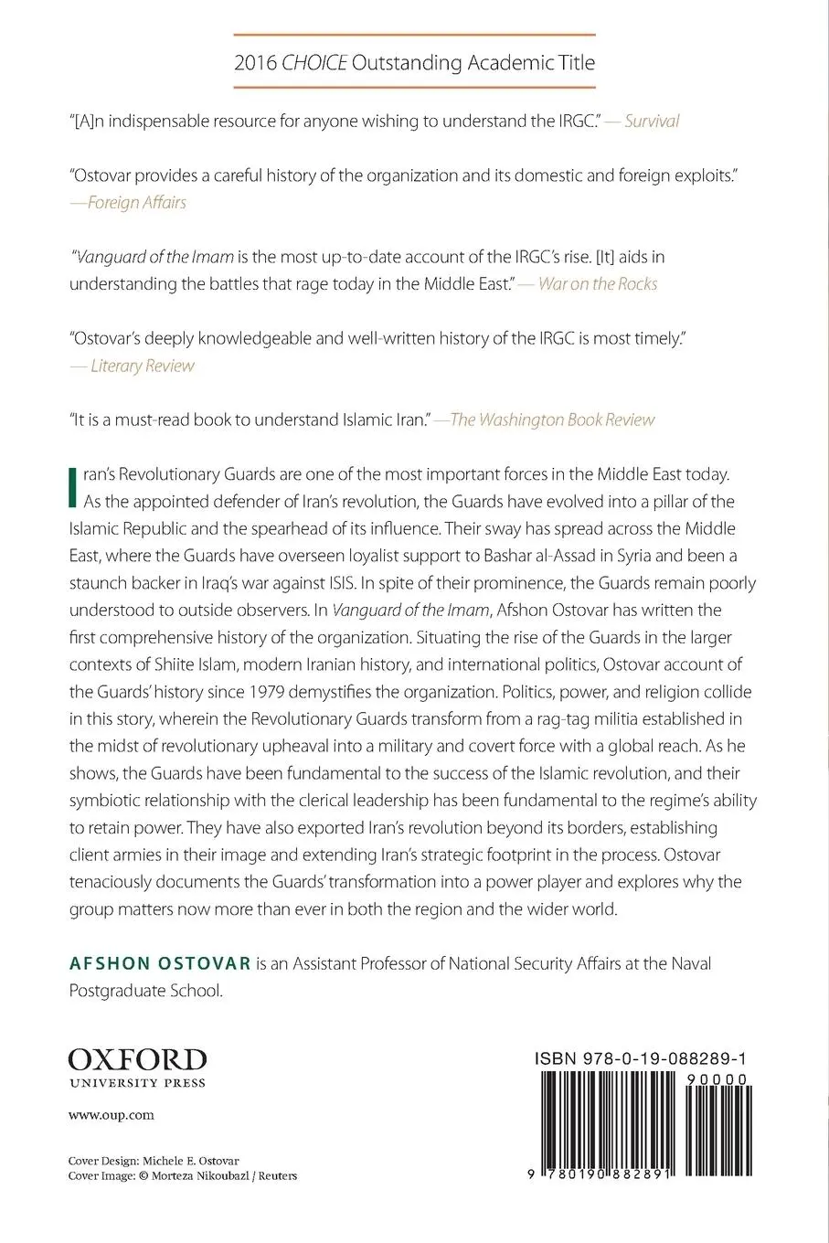 Rückseite: 9780190882891 | Vanguard of the Imam | Afshon Ostovar | Taschenbuch | Englisch | 2018