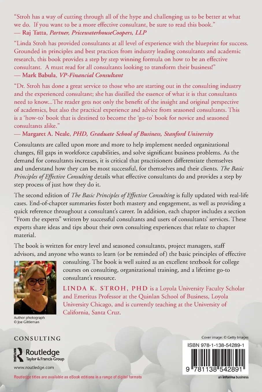 Rückseite: 9781138542891 | The Basic Principles of Effective Consulting | Linda K. Stroh | Buch