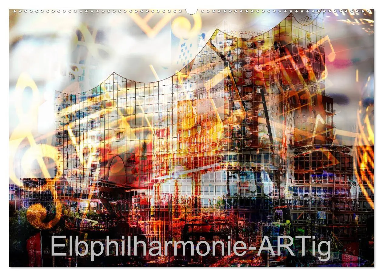 Cover: 9783457742891 | Elbphilharmonie-ARTig (Wandkalender 2026 DIN A2 quer), CALVENDO...