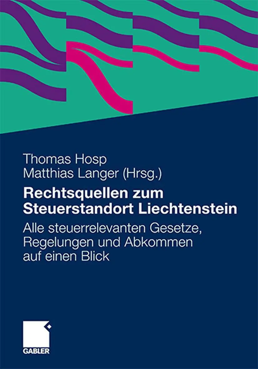 Cover: 9783834932891 | Rechtsquellen zum Steuerstandort Liechtenstein | M. (u. a.) | Buch