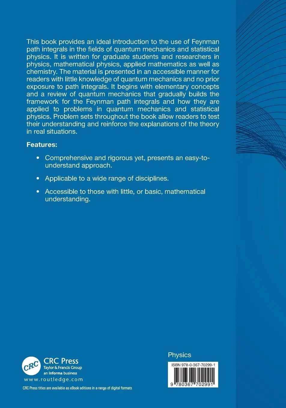 Rückseite: 9780367702991 | Feynman Path Integrals in Quantum Mechanics and Statistical Physics