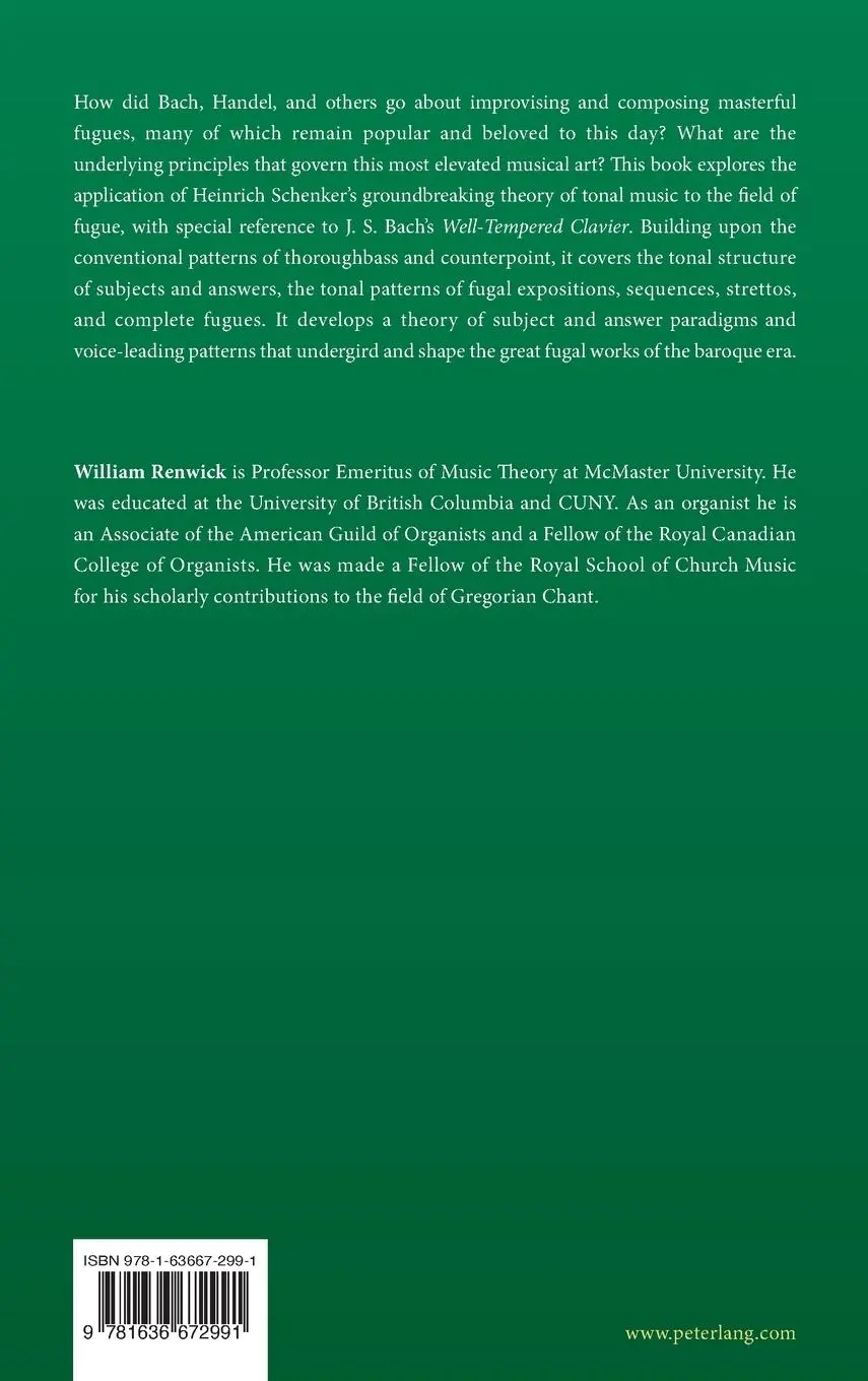 Rückseite: 9781636672991 | Analyzing Fugue | A Schenkerian Approach | William Renwick | Buch
