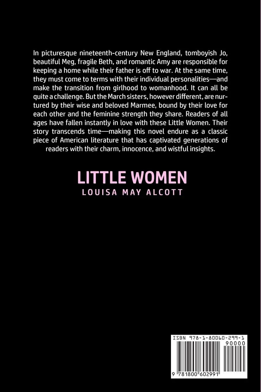 Rückseite: 9781800602991 | Little Women | Louisa May Alcott | Taschenbuch | Englisch | 2020