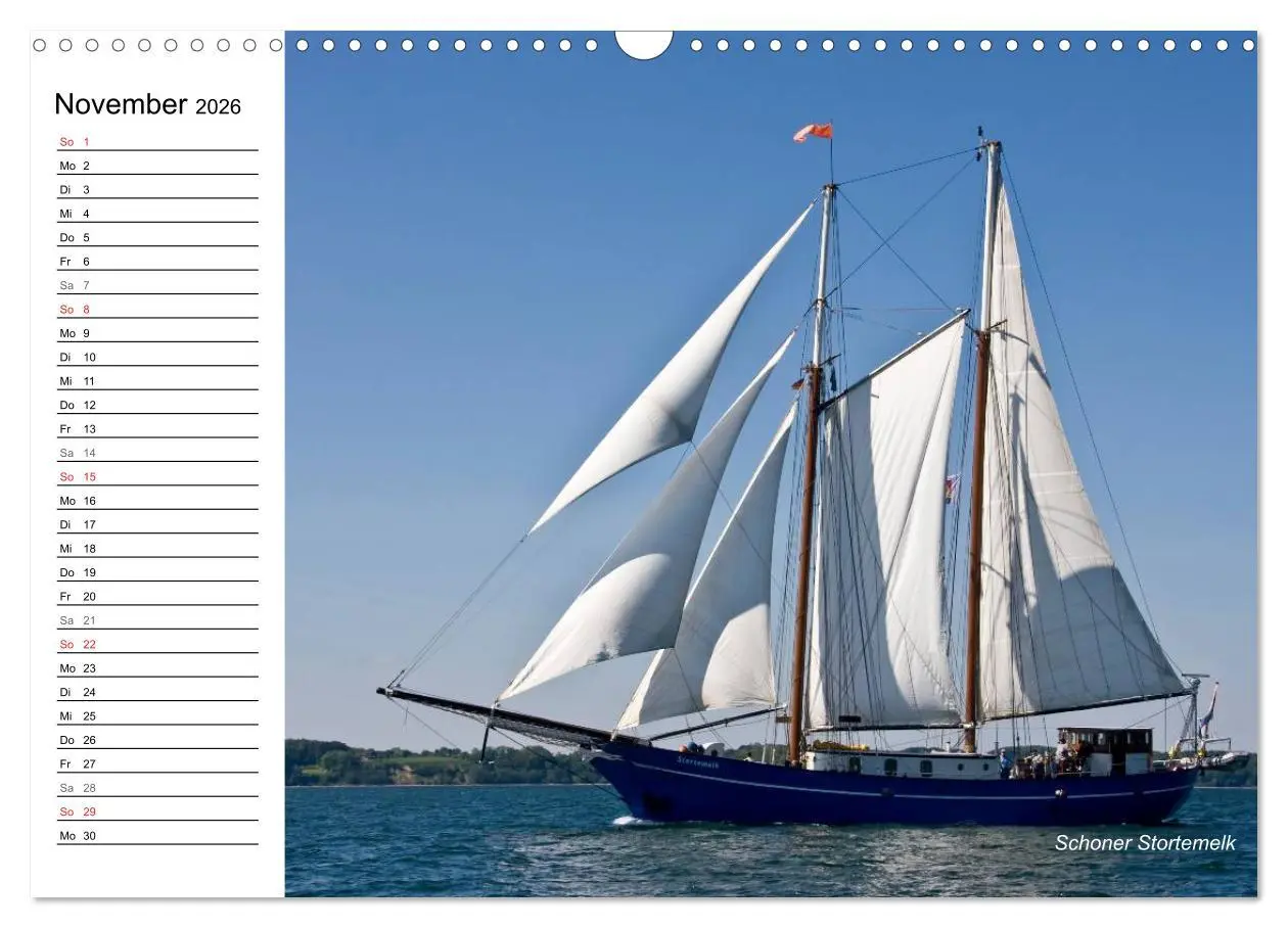 Bild: 9783457972991 | Traditionsschiffe auf der Ostsee (Wandkalender 2026 DIN A3 quer),...