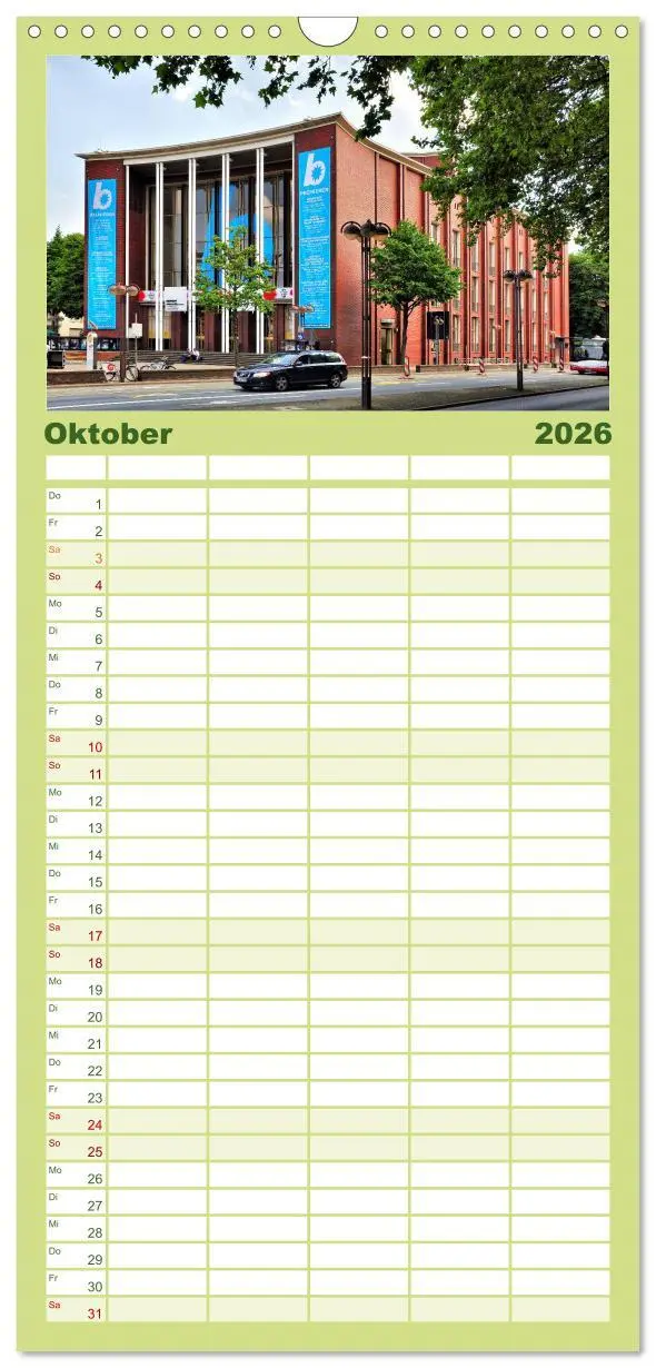 Bild: 9783516512991 | Familienplaner 2026 - Bochum mit 5 Spalten (Wandkalender, 21 x 45...
