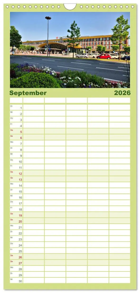 Bild: 9783516512991 | Familienplaner 2026 - Bochum mit 5 Spalten (Wandkalender, 21 x 45...