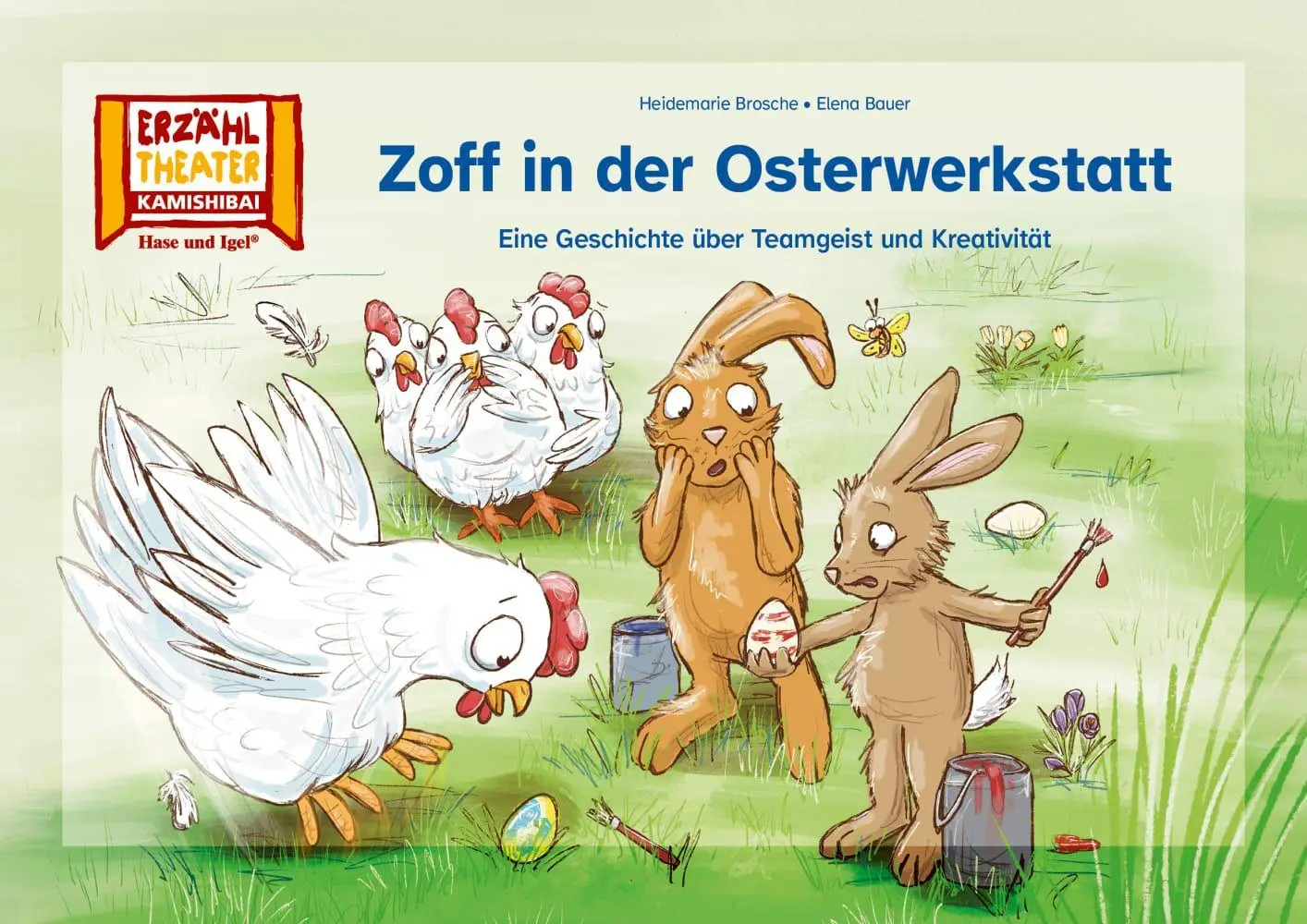 Cover: 4260505833091 | Zoff in der Osterwerkstatt / Kamishibai Bildkarten | Brosche | Buch