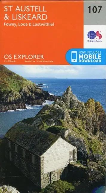Cover: 9780319243091 | St.Austell, Liskeard, Fowey, Looe and Lostwithiel | Ordnance Survey