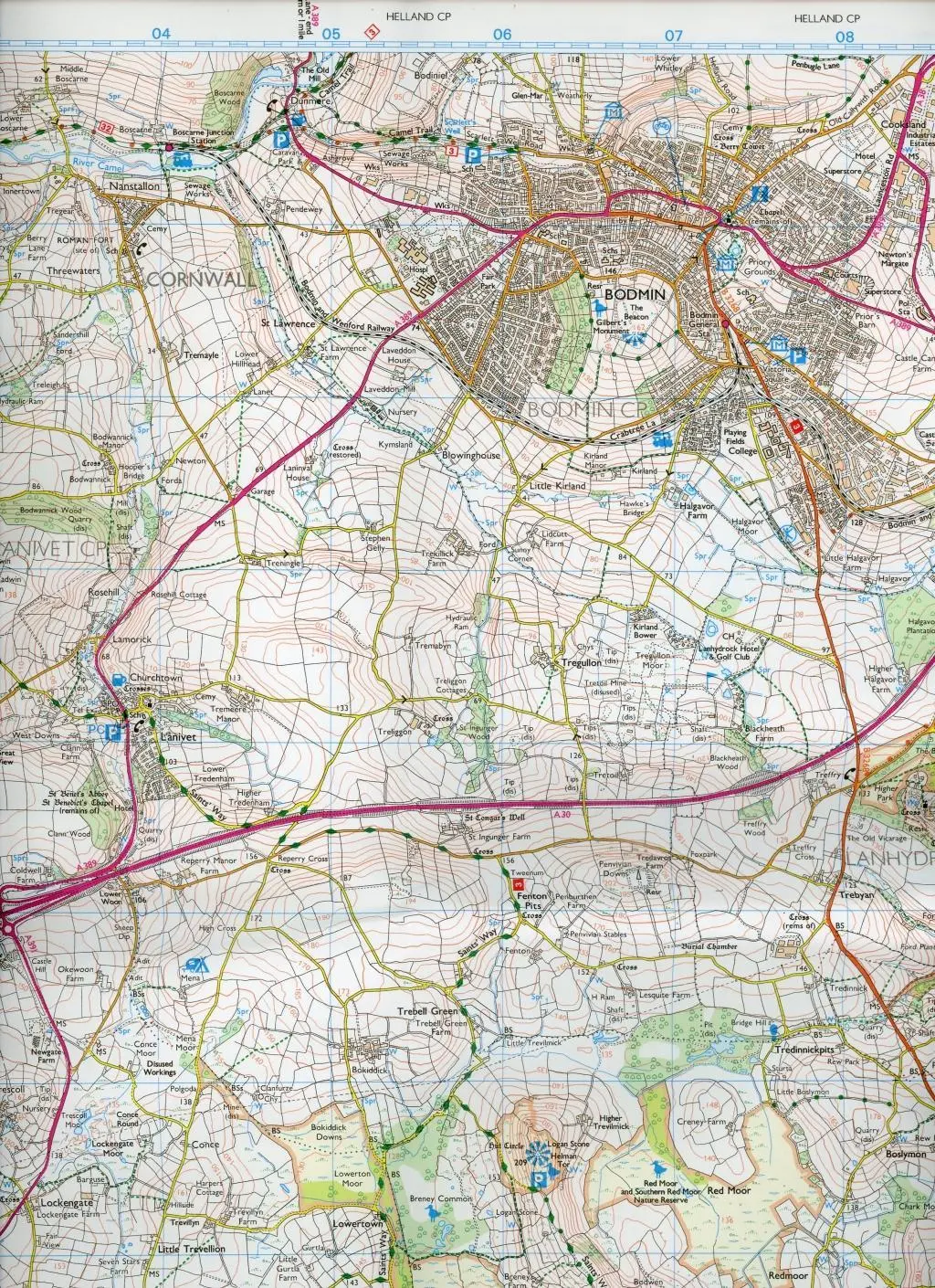 Bild: 9780319243091 | St.Austell, Liskeard, Fowey, Looe and Lostwithiel | Ordnance Survey