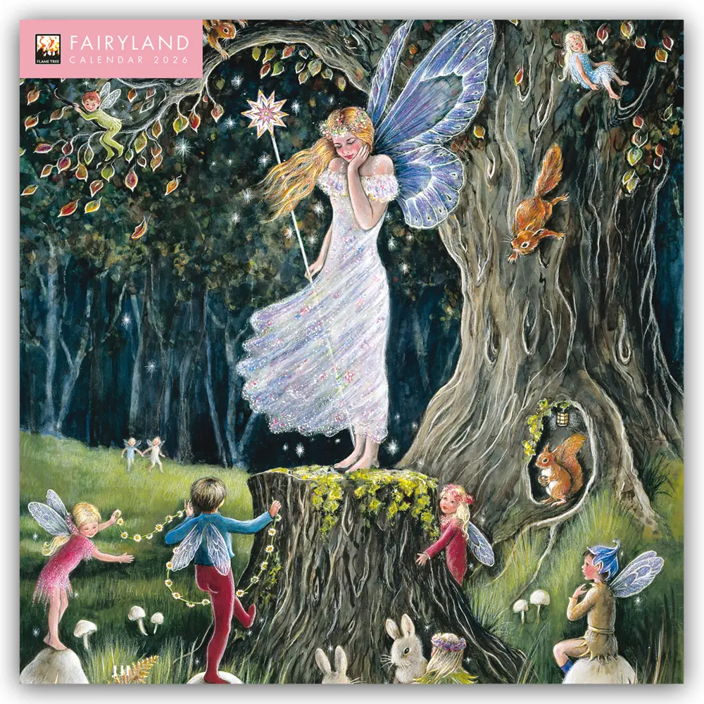 Cover: 9781835623091 | Fairyland - Feenland 2026 - Original Flame Tree Publishing-Kalender...