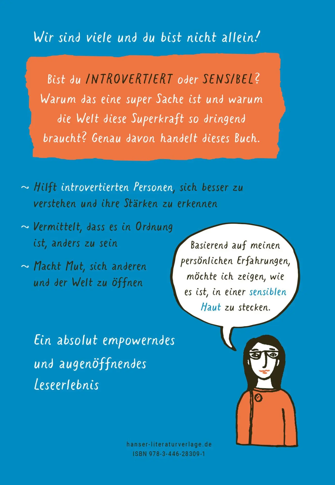 Bild: 9783446283091 | Ich bin introvertiert | Sensibilität ist meine Superpower | Blaze