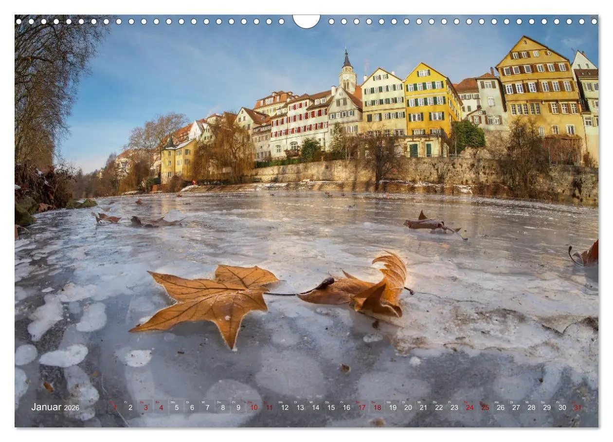 Bild: 9783457793091 | Lieblingsplätze in und um Tübingen (Wandkalender 2026 DIN A3 quer),...
