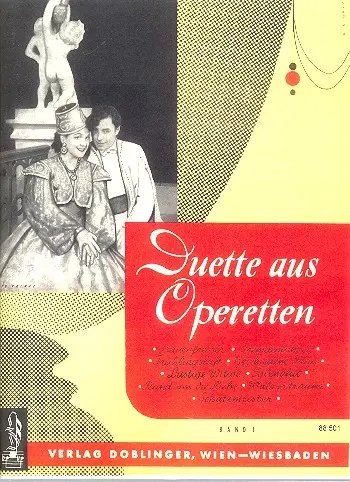Cover: 9790012093091 | Duette aus Operetten Band 1 für 2 Singstimmen und Klavier
