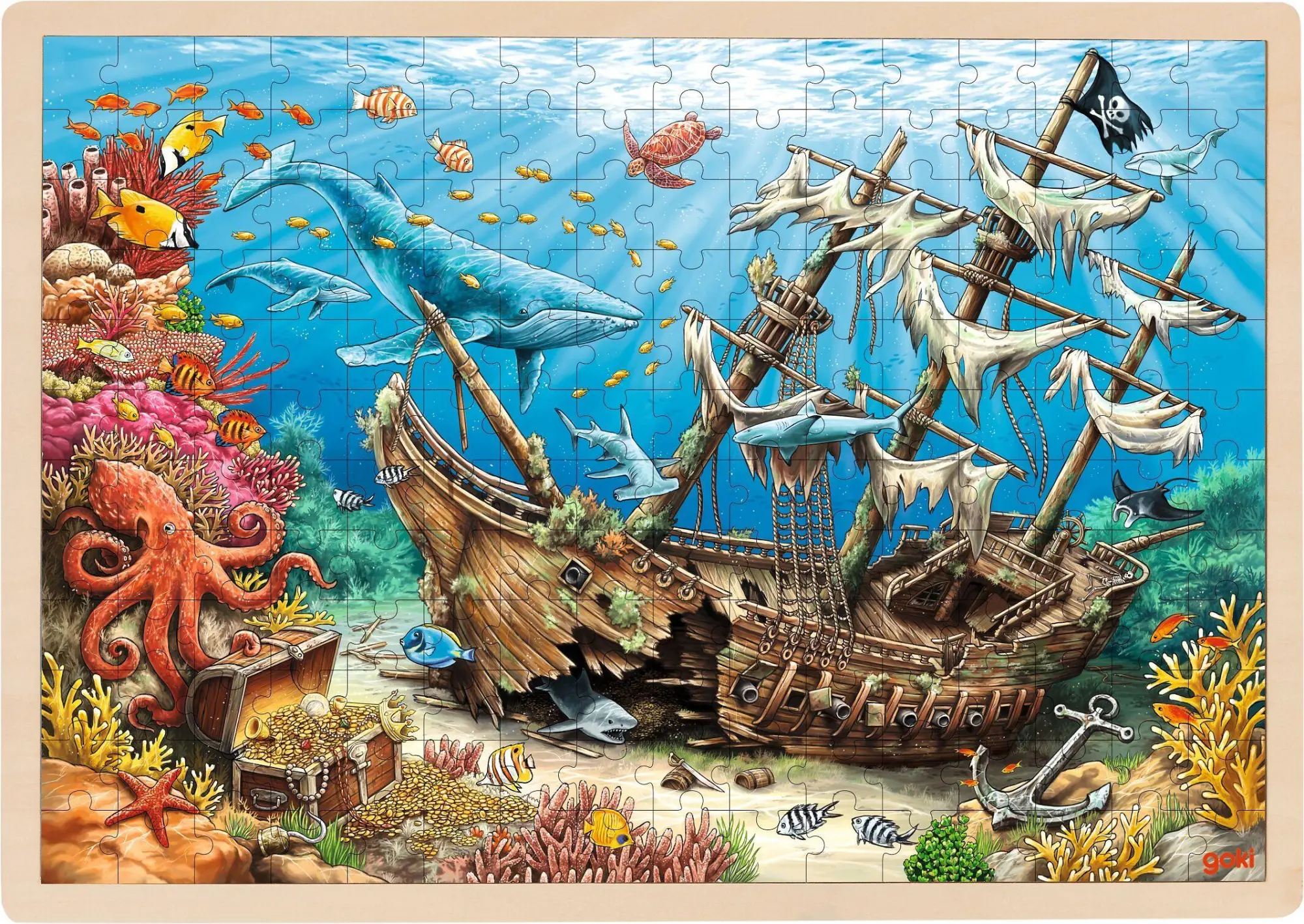 Cover: 4013594573191 | Einlegepuzzle Versunkenes Schiff, Santa Elena | Spiel | 57319 | 2025