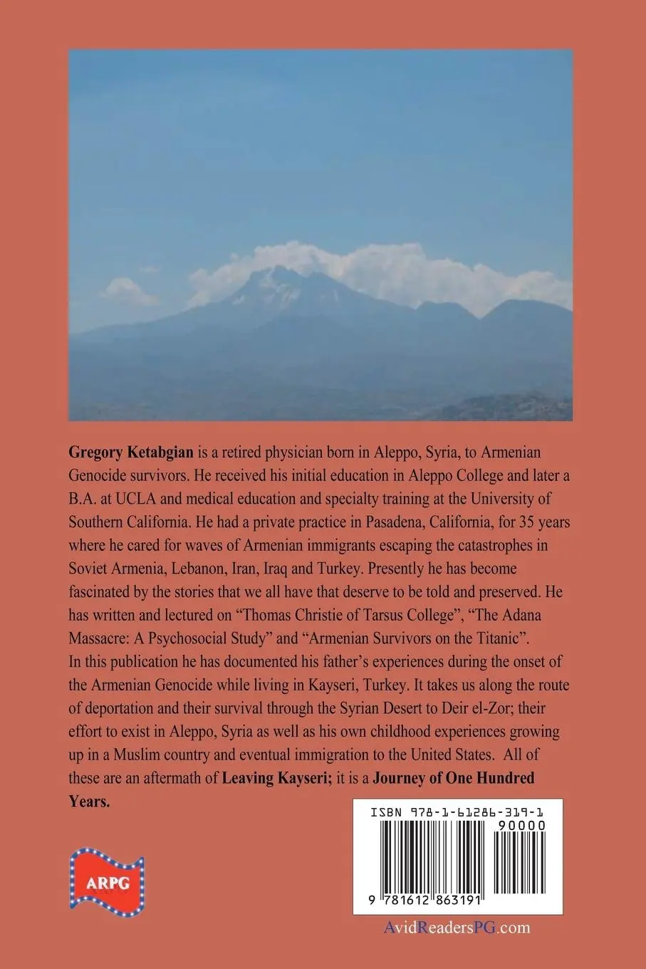 Rückseite: 9781612863191 | Leaving Kayseri | A Journey of One Hundred Years | D. | Taschenbuch