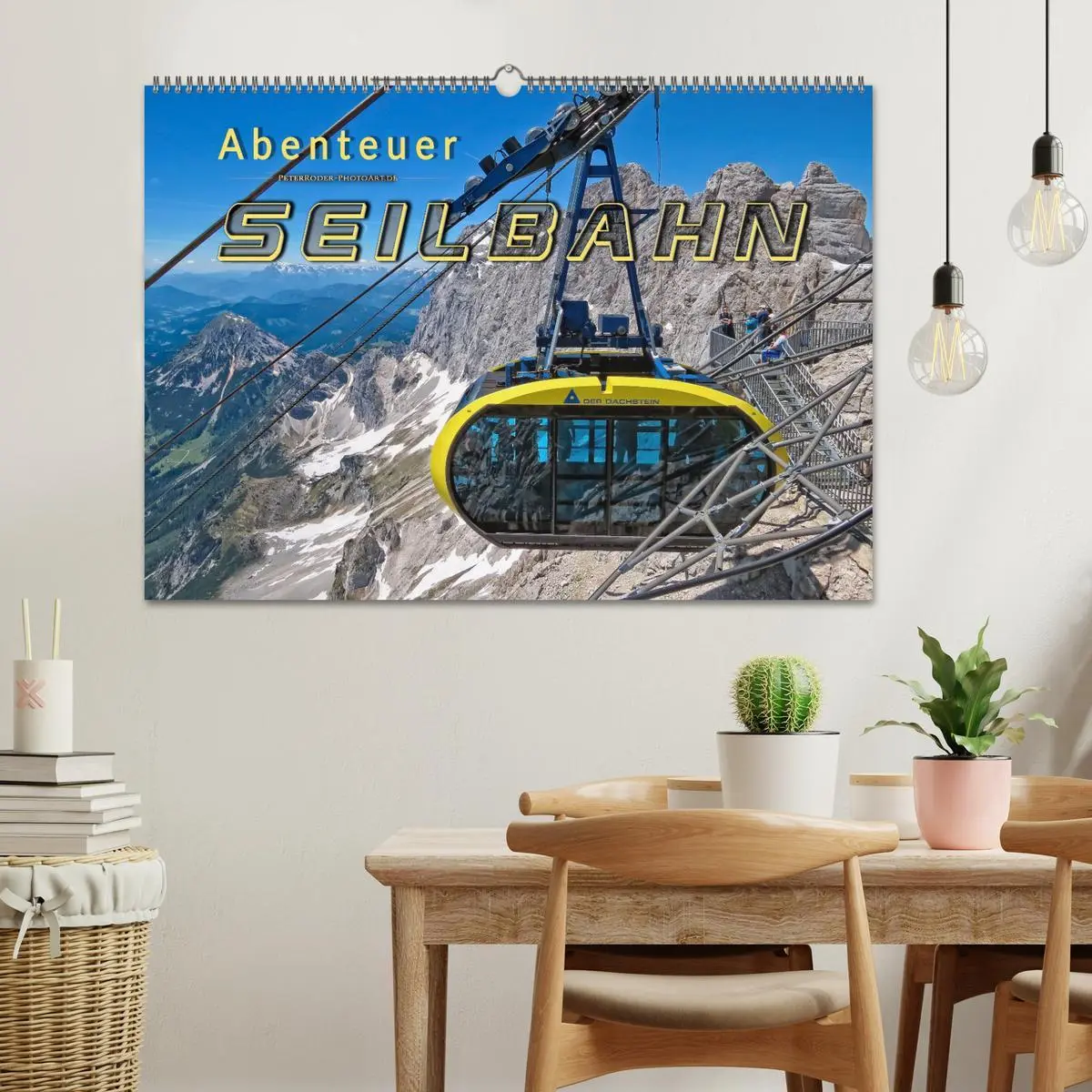 Bild: 9783457853191 | Abenteuer Seilbahn (Wandkalender 2026 DIN A2 quer), CALVENDO...