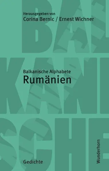 Cover: 9783884233191 | Balkanische Alphabete - Rumänien | Gedichte. Deutsch - Rumänisch