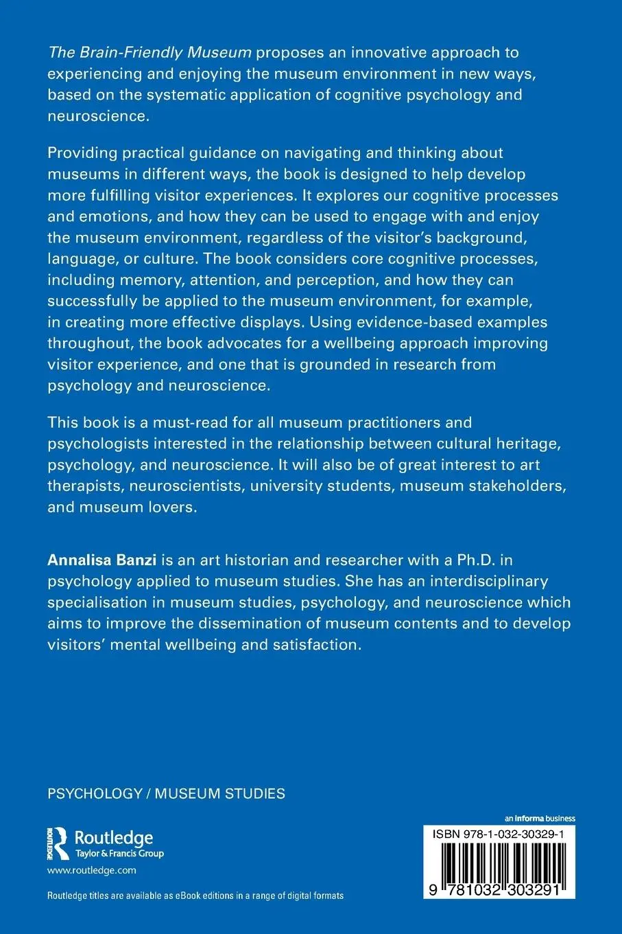 Rückseite: 9781032303291 | The Brain-Friendly Museum | Annalisa Banzi | Taschenbuch | Englisch