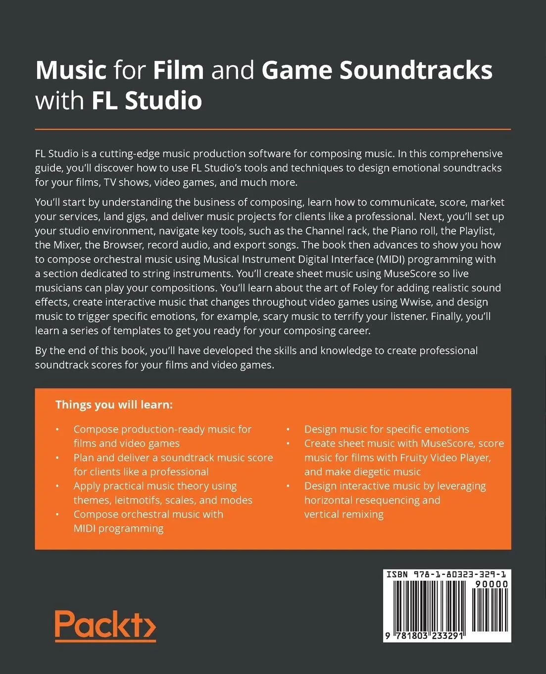 Rückseite: 9781803233291 | Music for Film and Game Soundtracks with FL Studio | Joshua Au-Yeung