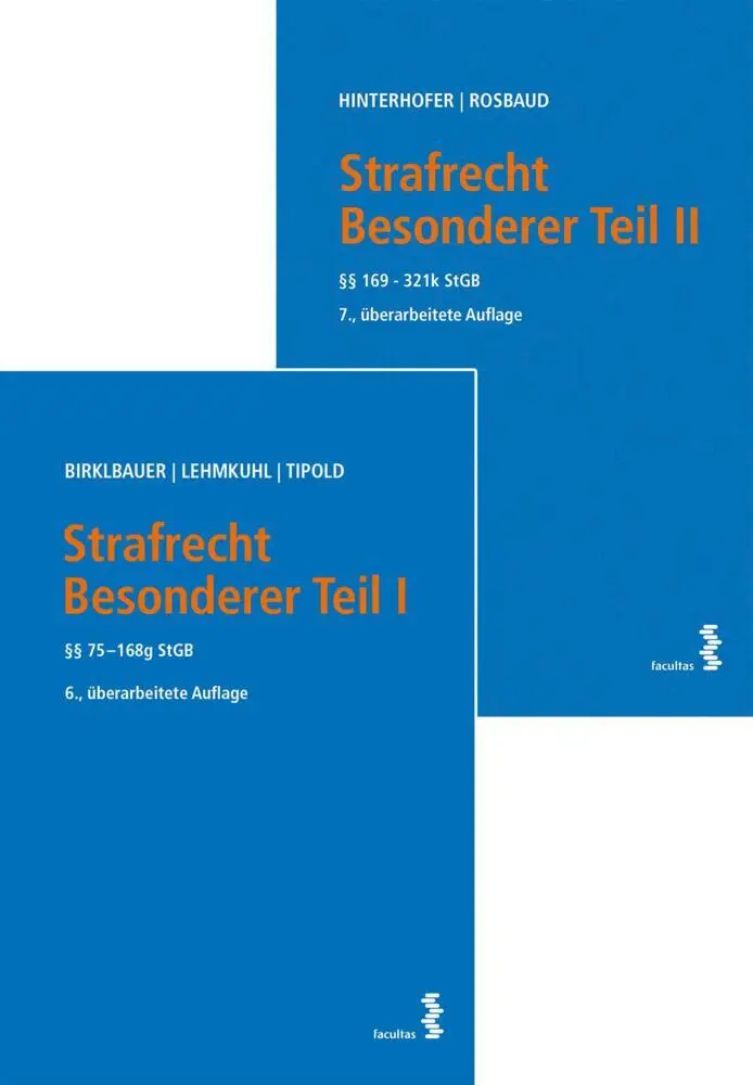 Cover: 9783708923291 | Kombipaket Strafrecht Besonderer Teil I und Besonderer Teil II | Buch