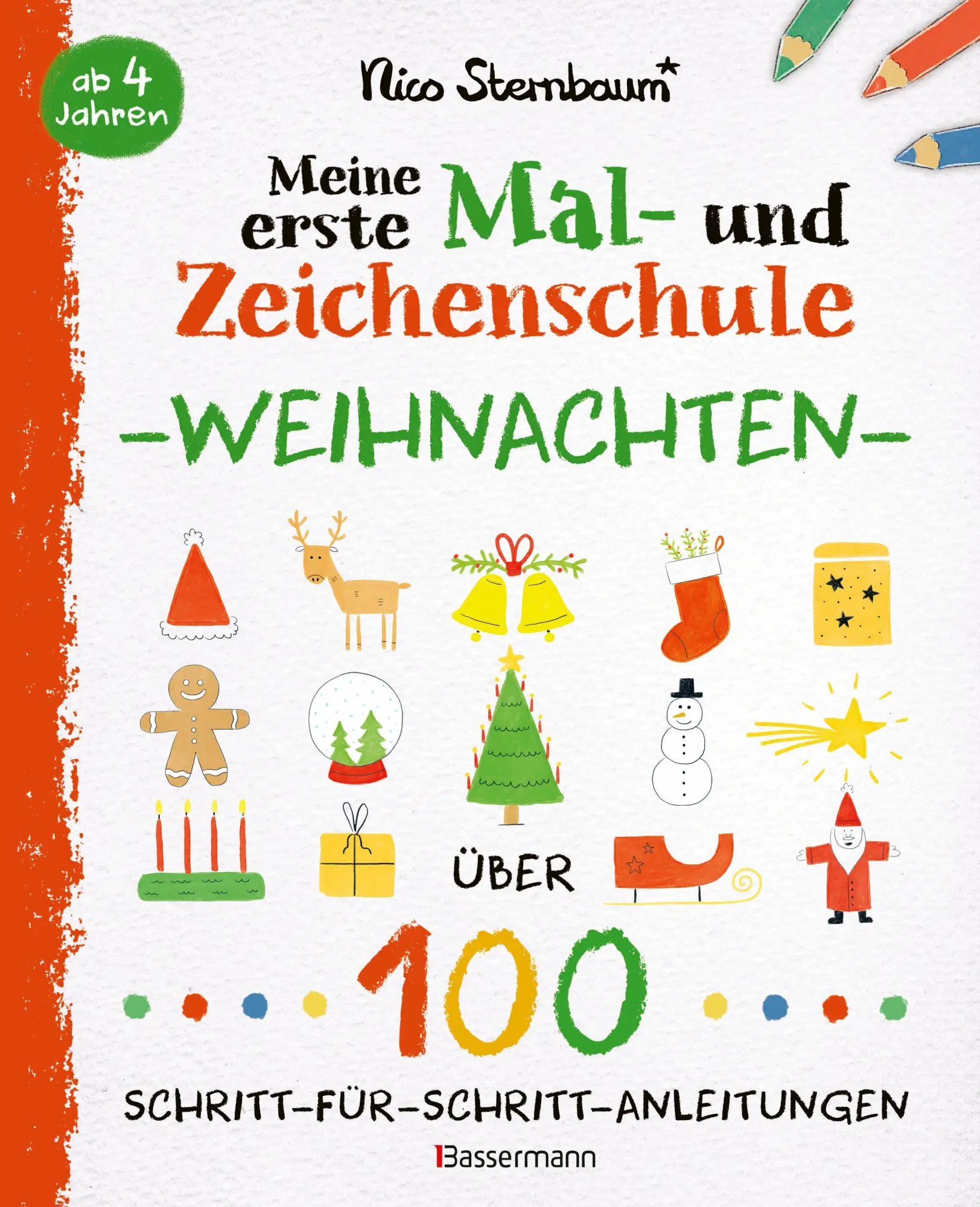 Cover: 9783809453291 | Meine erste Mal- und Zeichenschule - Weihnachten. Ab 4 Jahren | Buch