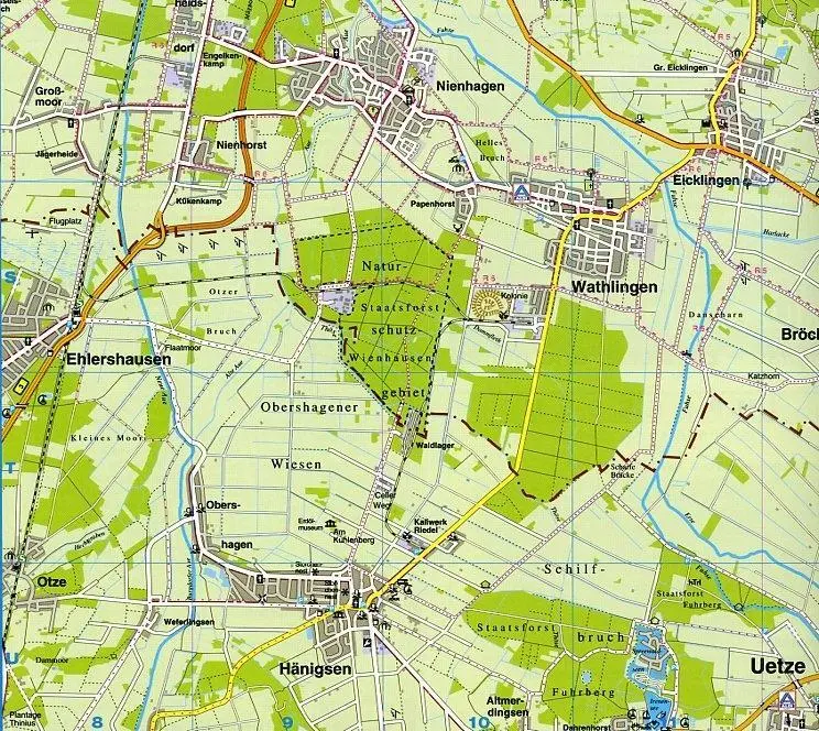 Bild: 9783896413291 | Celler Land und "Oberes Örtzetal" 1 : 60 000 | (Land-)Karte | Deutsch