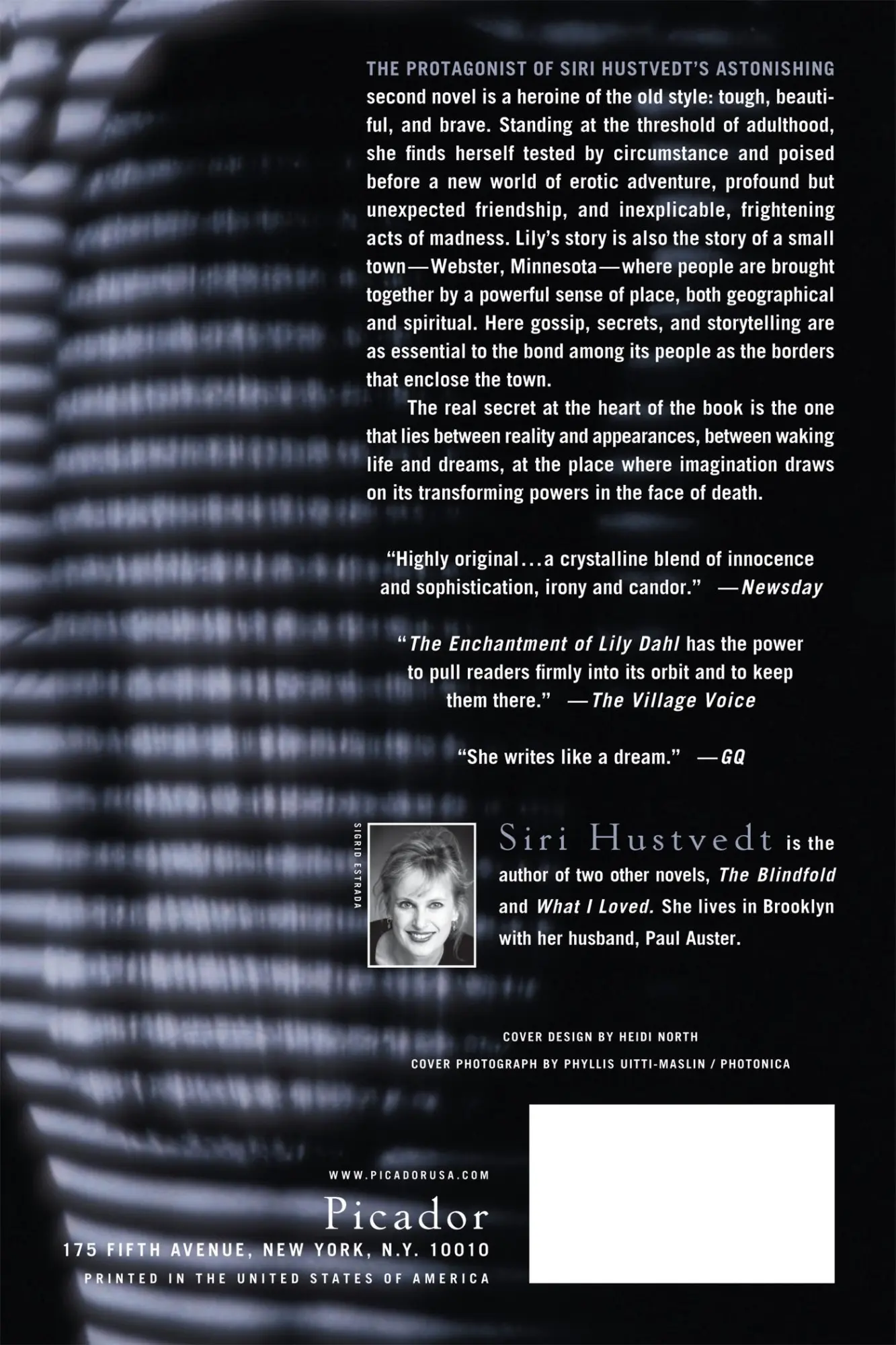 Rückseite: 9780312423391 | The Enchantment of Lily Dahl | Siri Hustvedt | Taschenbuch | Englisch