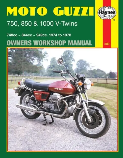 Cover: 9780856963391 | Moto Guzzi 750, 850 &amp; 1000 V-Twins (74 - 78) | Haynes Publishing