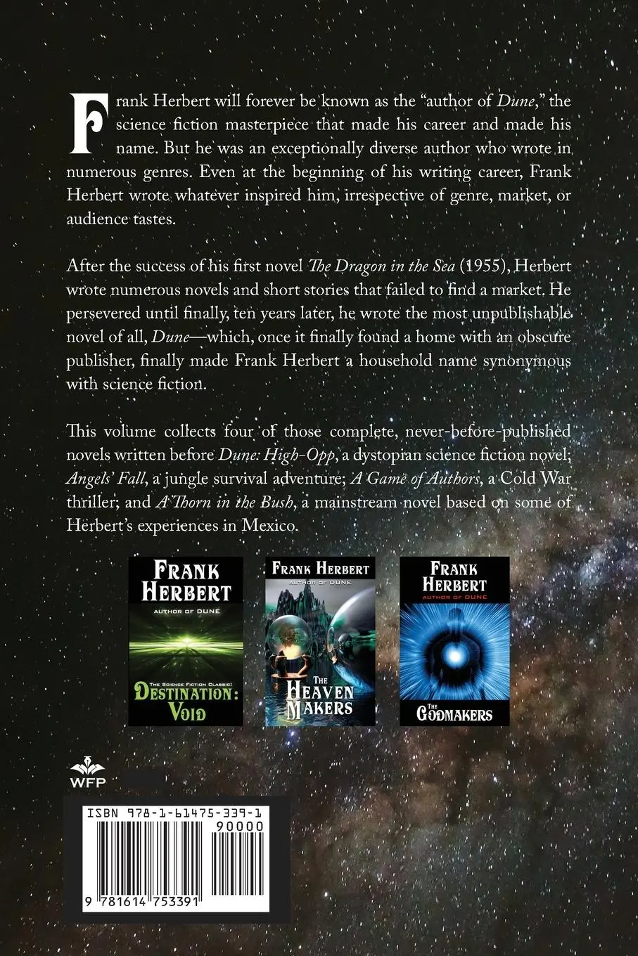 Rückseite: 9781614753391 | Four Unpublished Novels | Frank Herbert | Taschenbuch | Englisch
