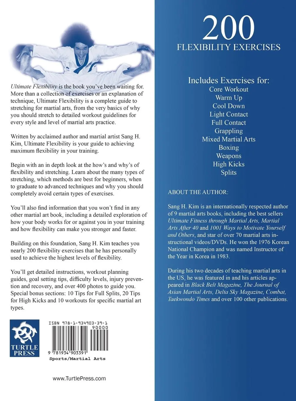Rückseite: 9781934903391 | Ultimate Flexibility | A Complete Guide to Stretching for Martial Arts