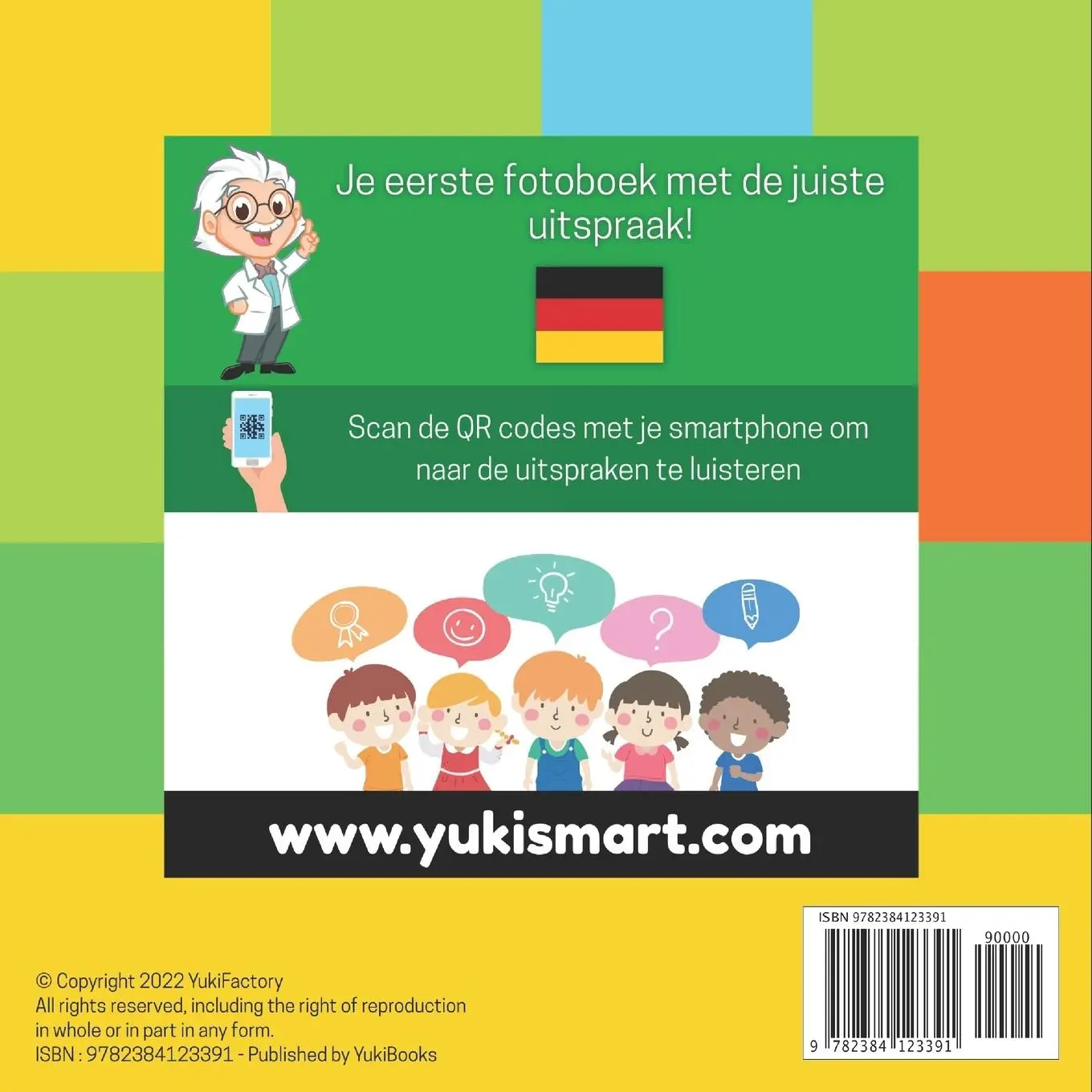 Rückseite: 9782384123391 | 100 eerste dieren in het duits | Yukismart | Taschenbuch | 2022