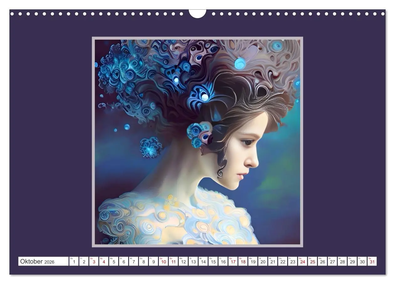 Bild: 9783457523391 | Kopfschmuck - extravagant und voller Fantasie (Wandkalender 2026...