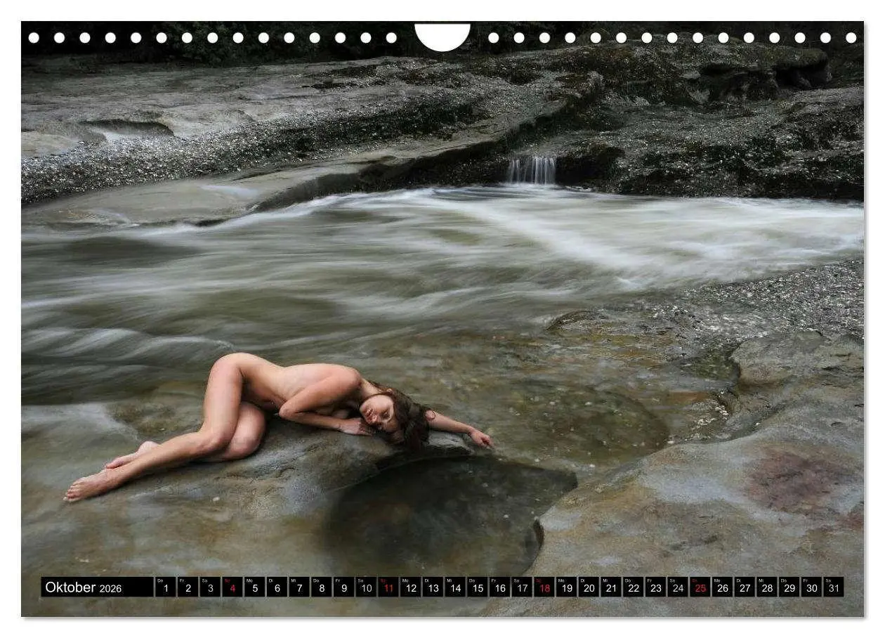 Bild: 9783516233391 | Aktfotografie auf Stein und Felsen (Wandkalender 2026 DIN A4 quer),...