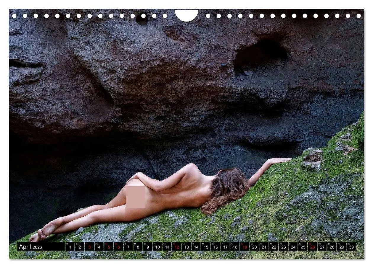 Bild: 9783516233391 | Aktfotografie auf Stein und Felsen (Wandkalender 2026 DIN A4 quer),...