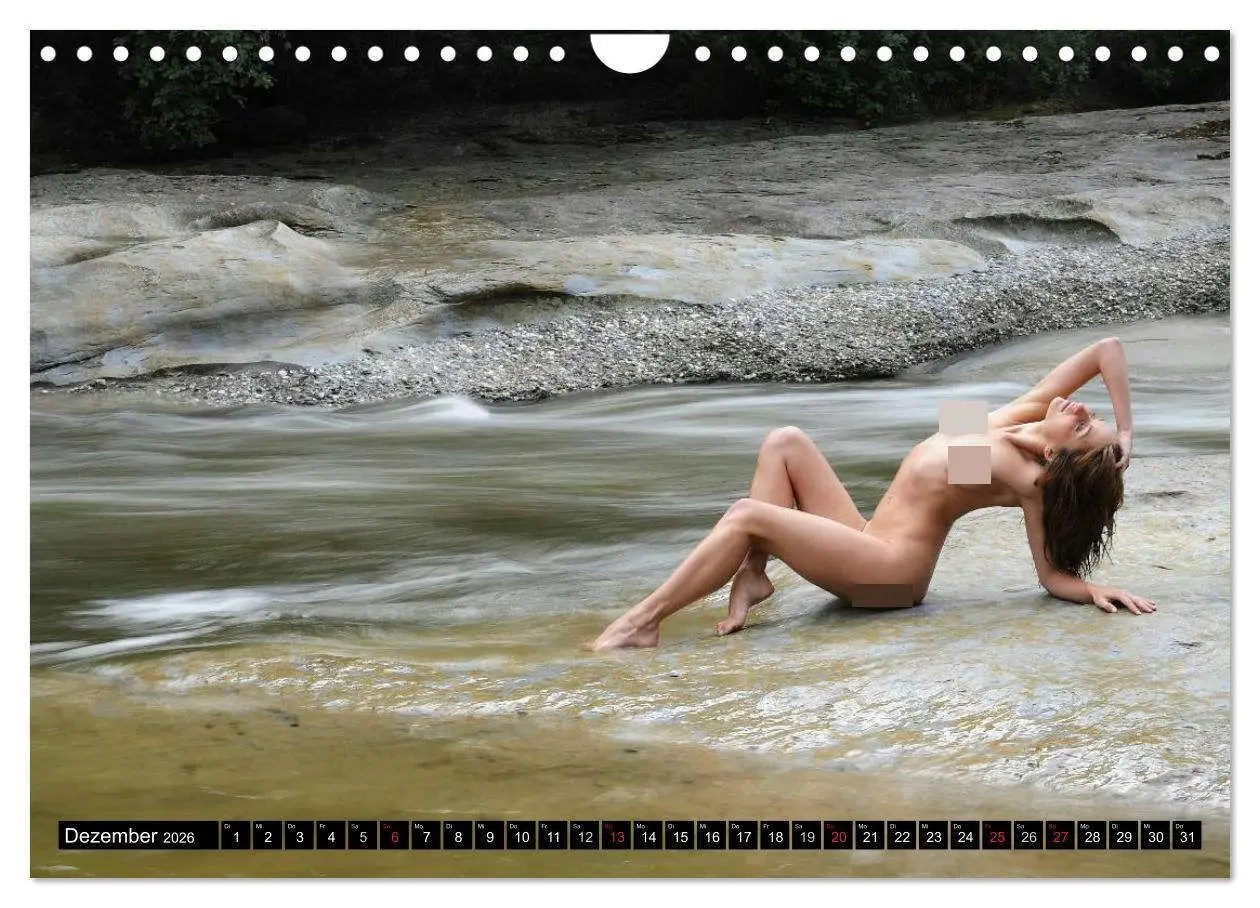 Bild: 9783516233391 | Aktfotografie auf Stein und Felsen (Wandkalender 2026 DIN A4 quer),...