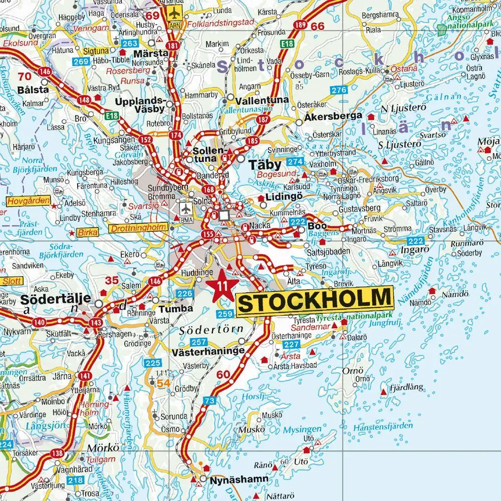 Bild: 9783575023391 | MARCO POLO Reisekarte Schweden 1:900.000 | (Land-)Karte | MARCO POLO